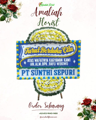 Papan Bunga Duka di Muncul