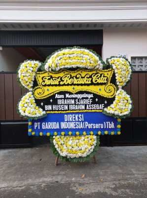 Papan Bunga Duka di Muncul